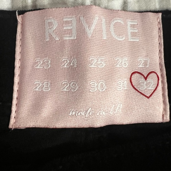 NEW Revice Sweet Talker Flare Pants Velvet High Rise Boho Retro 70s Black Sz 32 - Picture 3 of 6